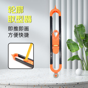 Contour Gauge Plastic Standard Accuracy Woodworking Outline Ruler Marking Tool - Product Image 1