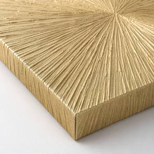 Quadro astratto dorato dipinto a mano al 100% su tela, dimensioni personalizzabili, pronto da appendere, decorazione per la casa, in offerta speciale. - Product Image 5