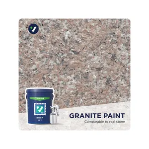 Wanlei Ready To Ship Eco Friendly Granite Look Like Exterior Sand Paint