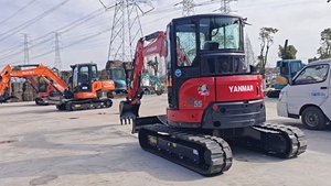 Excavateurs YANMAR d'occasion en bon état, commerce chinois, 5,5 tonnes, excavateur YANMAR Vio55 du Japon, mini-excavateur pour usage domestique - Product Image 4