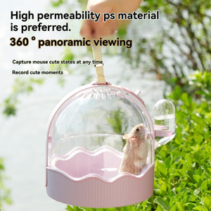 Jaula Transparente Portátil para Mascotas Pequeñas, de Acrílico de Lujo, con Accesorios para Hámsteres y Gerbillas, Venta al Por Mayor <span class=keywords><strong>YEE</strong></span> - Product Image 6