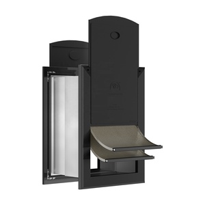 Porte coulissante double robuste Mavricflex Classic pour chiens et chats, construction en aluminium durable et écologique, avec fermeture magnétique. - Product Image 1