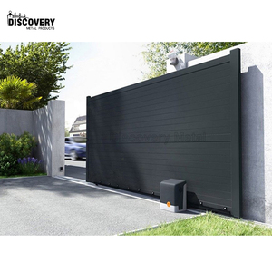 Nouvelles conceptions de portails principaux de maison, portails coulissants pour allée de villa, clôture en aluminium, <span class=keywords><strong>portail</strong></span> <span class=keywords><strong>coulissant</strong></span> pour allée - Product Image 2
