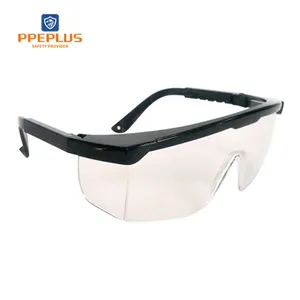מחירים תחרותיים ANSI Z87.1 EN166 UV 380 הגנה על העיניים משקפיים עמידים בפני התזה ופסולת