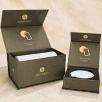 Boîte cadeau magnétique noire de luxe personnalisée de haute qualité avec lamination mate et doublure en éponge pour drones et lunettes IA – Fournisseur de boîtes magnétiques