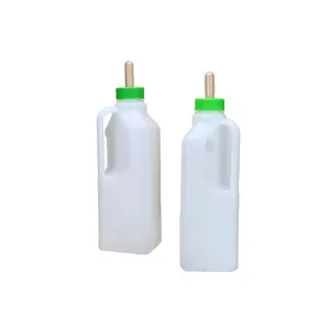 Hot Sale Livestock Calf Drinking Milk Bottle Plastic Calf Lamb Rubber Nipple Animal Sheep Milk Feeding Bottle