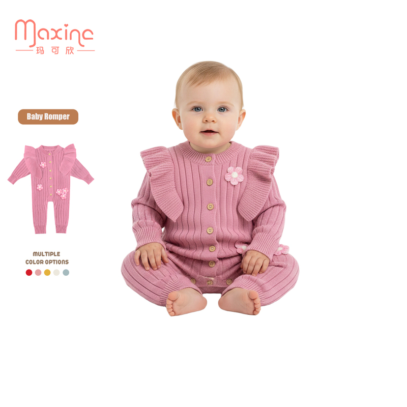 Newborn Pink Girl Outfits Custom Knitted