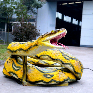 Serpent en caoutchouc réaliste de 10 modèles animaux, pour les formations à thème de parc - Product Image 1