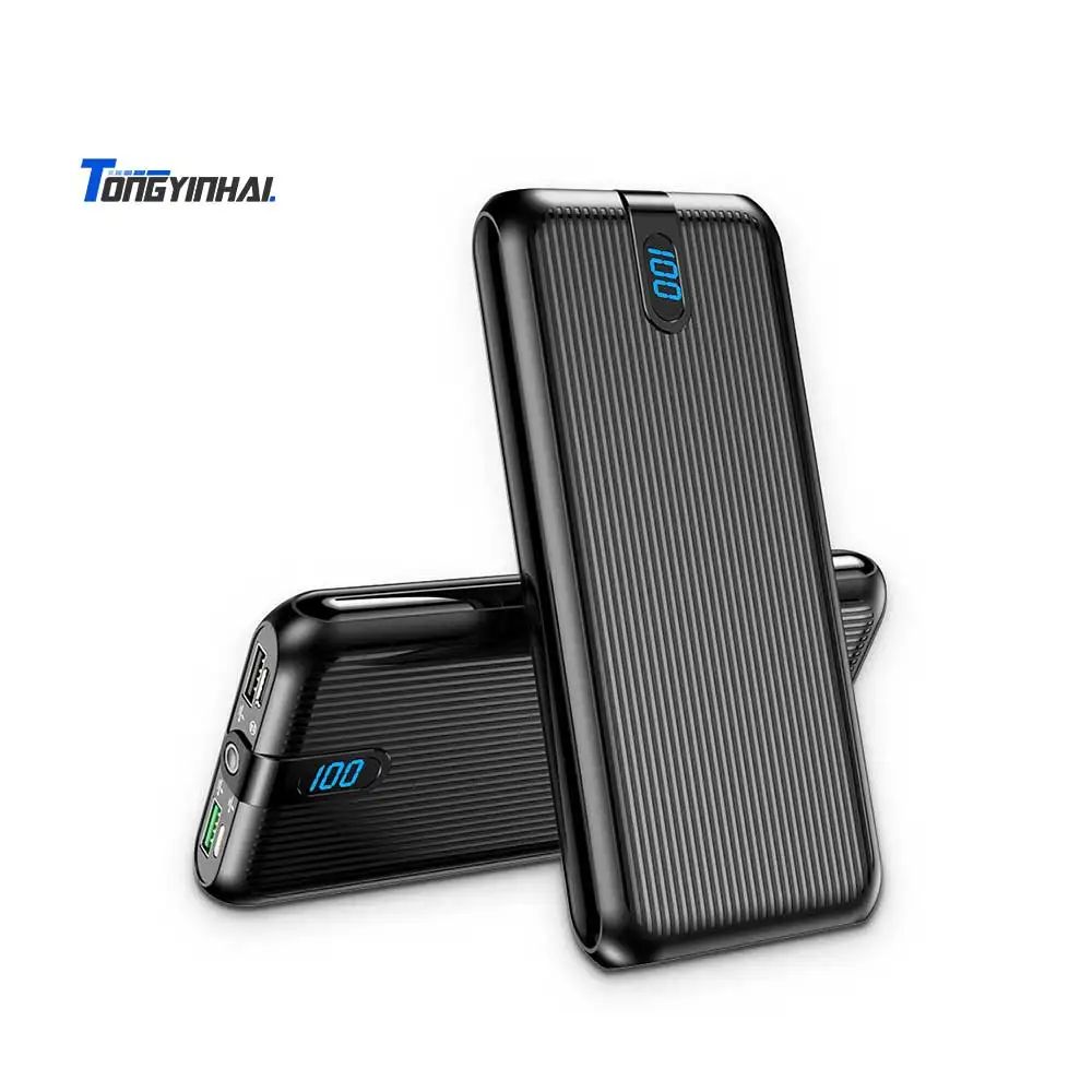 Портативный android ios мобильного зарядного устройства Портативные зарядные устройства супер быстрая зарядка цифровой 20000 мАч, блок питания 20000 мАч power bank для iphone