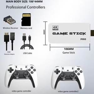 TV Stick M15 Ultra Game Stick 64GB Classic Games HD <b>Gaming</b> Player 2.4GHz Wireless Controller Retro Home Video Game Console - Product Image 5