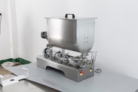 Machine de remplissage semi-automatique LK-GT100U-5000U pour pâtes, sauces tomate, sauces chili, savons et crèmes, avec trémie de mélange