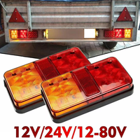 12V 2W 10 LED camion voiture remorque feu arrière feu Stop indicateur lampe feu arrière clignotant étanche antichoc lumières