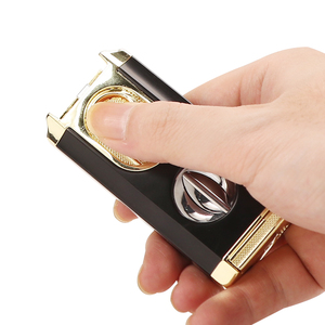 Futeng Chất Lượng Cao Sang Trọng Nhẹ Hơn Với Máy Cắt Tinh Tế Hộp Quà Tặng Ba Ngọn Lửa Cigar Nhẹ Hơn Cho Hút Phụ Kiện - Product Image 6