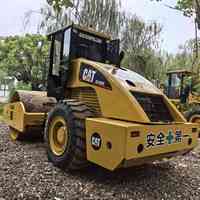 Compacteur à tambour unique Caterpillar CS-683E, 18,8 tonnes, 129 kW, tambour de 2,13 m, modèle 2022, force de compression de 166 kN pour routes