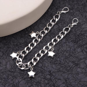 Cadena para Zapatos con Colgante de Estrella de Acero Inoxidable, Accesorio de Moda para Botas, Otoño 2024, Origen Yiwu - Product Image 4