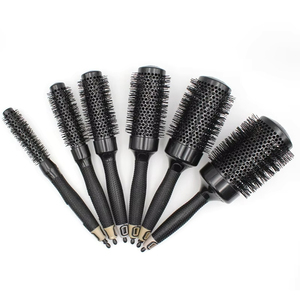 Nouvel Arrivage – Lot de 6 brosses à cheveux SE en aluminium ventilé avec technologie ionique nano, pliables, en plastique, design compact pour les cheveux - Product Image 2