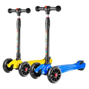 สกู๊ตเตอร์สำหรับเด็ก3ล้อทำจากอะลูมิเนียม PP สีดำสำหรับเด็ก - Product Image 1