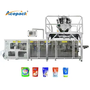 New Automatic Multi-Function Stand-Up Pouch Packaging Machine For Food Chemicals Gearbox Labeled For Easy Use For Food Shops