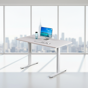 Escritorio <span class=keywords><strong>de</strong></span> Oficina Eléctrico Ajustable en Altura con un Solo Motor, Diseño Minimalista y Elegante, Mesa Motorizada <span class=keywords><strong>de</strong></span> Ancho Universal para Oficina Moderna en Casa - Product Image 1