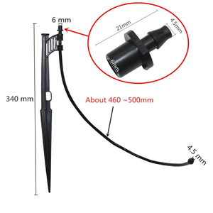 Clip de fixation pour piquet droit en plastique, <span class=keywords><strong>accessoire</strong></span> <span class=keywords><strong>agricole</strong></span> Toolong pour maintenir l'arroseur - Product Image 4