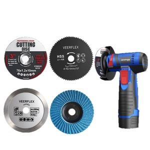 Mini disque de coupe pour meuleuse d'angle de 3 pouces, lame de scie de 75/76 mm, pour carreaux de céramique, pierre, bois, métal, disque à lamelles, disque de meulage. - Product Image 1