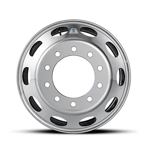 Ruedas de Repuesto para Camión de 24.5 Pulgadas de Aluminio Cromado Nuevas y Personalizadas - Precio al por Mayor - Product Image 2