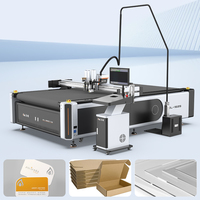 Cortadora Plana Digital CNC Automática AOYOO con Cuchilla Oscilante para Cartón, Cartón Corrugado y Cajas de Cartón