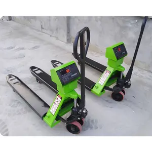 Electronic Scale Pallet Truck 1.2 Tons 2.0 Tons 2.5 Tons Manual Lifting Hydraulic Pallet Truck With Weighing Scale