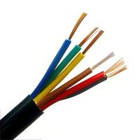 Cable Multifilar RVV LSZH Sin Halógenos de Baja Emisión de Humo, Cable de Control de Cobre Ecológico para Edificios Inteligentes