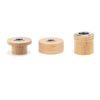 Couvercle rond en bois massif de qualité supérieure pour diffuseur à bâtonnets, bouchon en bois naturel pour flacon d'huile essentielle et couvercle de parfum pour voiture