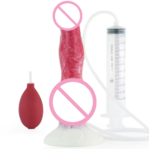 Silikon-Dildo Vibrator für Männer und Frauen Quetsch- und Spritz-Ejakulations-Sexspielzeug für Intimbereich Orgasmus-Stab Genres Masturbatoren Modell - Product Image 5