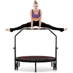 Premium 40 pollici Mini trampolino per adulti PVC bar Safe per interni/esterni trampolino 460 LBS capacità - Product Image 1