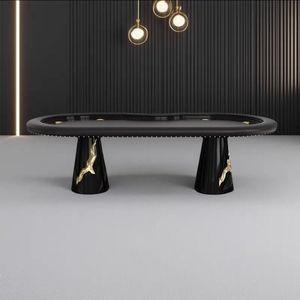 Mesa de Póker Texas Hold'em de Lujo Moderna Diseñada por Diseñadores, para Clubes y Casinos de Alta Gama, Materiales Duraderos, para 8 Jugadores - Product Image 2