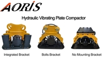 Compacteur de sol vibrant hydraulique robuste pour excavatrices 320/PC200/920E/EC200D