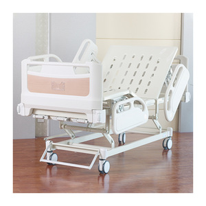 Cama de Hospital Manual S-02 Blanca Ajustable con Barandillas para Uso en Dormitorio - Product Image 4