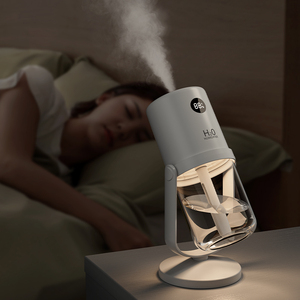 เครื่องฟอกอากาศแบบตั้งโต๊ะ<span class=keywords><strong>พ</strong></span>กพาและเครื่องเ<span class=keywords><strong>พ</strong></span>ิ่<span class=keywords><strong>ม</strong></span>ความชื้นในอากาศ <span class=keywords><strong>2</strong></span> in 1 <span class=keywords><strong>พ</strong></span>ร้อมแ<span class=keywords><strong>ส</strong></span>ง UV ฉีดพ่นละอองน้ำเย็น<span class=keywords><strong>ส</strong></span>ำหรับบ้าน แบตเตอรี่แบบชาร์จได้ 1200mAh - Product Image 6