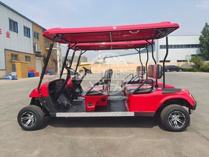 4*4 Tracción en las cuatro ruedas Vehículo de nueva energía 4 Asientos Coche 48V 72v en venta Carritos de golf eléctricos - Product Image 3