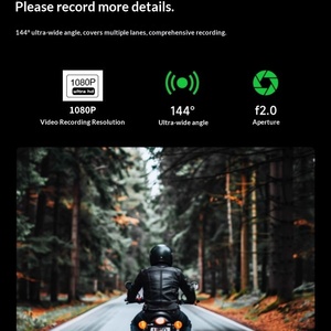 Cámara Deportiva para Motocicleta, Vehículo Eléctrico de Dos Ruedas, con Grabador, Resistente al Agua IP66, Antivibración, Espejo <span class=keywords><strong>Retrovisor</strong></span>, Modelo DM01 - Product Image 4