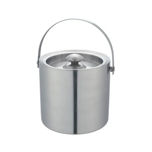 Seau à glace en acier inoxydable à double paroi, refroidisseur pour fêtes en plein air, seau à <span class=keywords><strong>champagne</strong></span>, bière, whisky, vin - Product Image 4