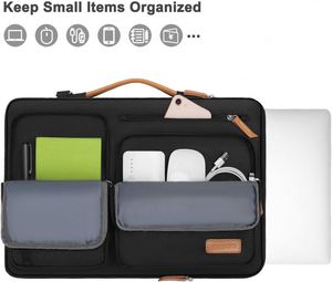 BSCI Factory Custom Leather Laptop Briefcase Satchel <b>Computer</b> Handbag Shoulder <b>Bag</b> for Business Trip - Product Image 3