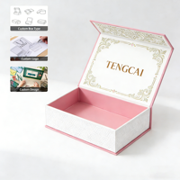 Boîte cadeau magnétique en carton recyclable de luxe écologique, vente en gros, échantillon gratuit, logo personnalisé