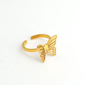 สร้อยคอผู้หญิง สร้อยคอผีเสื้อ ชุบทอง 18k สแตนเลสแท้ กันน้ำ ไม่ห<span class=keywords><strong>มอ</strong></span>ง รับทำโ<span class=keywords><strong>ล</strong></span>โก้ตามสั่ง - Product Image 6