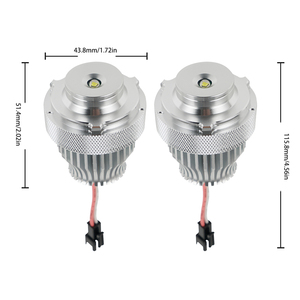 BEVINSEE 2x H10W Bombillas LED para Faros Delanteros con Ojos de Ángel para BMW 520i 523i 550i <span class=keywords><strong>525d</strong></span> 530d 535d M5 <span class=keywords><strong>M</strong></span> <span class=keywords><strong>Sport</strong></span> - Product Image 2
