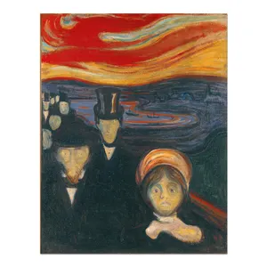 Büyük kalite üreme ünlü dışavurumcu ressam Edvard Munch yağlıboya