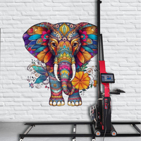 MK01 2025, gran oferta, impresora automática de gran formato 3D UV Vertical de inyección de tinta para pintura de pared, máquina de impresión de dibujo