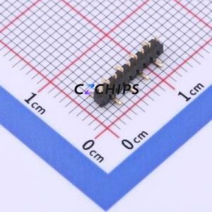 X1311WVS-09J-C18D42R2 Pin Header SMD,P=1.27mm Connector ( Pin Structure: 1x9P )( Pitch: 1.27mm )( Row Spacing: 1.27mm ) - Product Image 1