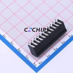 JL212R-SMT-35011BP1 Spring Terminal Block SMD,P=3.5mm Connector ( Construction: 1x11P )( Pitch: 3.5mm )( Color: Black ) - Product Image 2