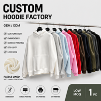Sweat à capuche en polaire blanc de style basique avec fermeture éclair sur le devant - Pull à capuche épais simple et décontracté, OEM/ODM