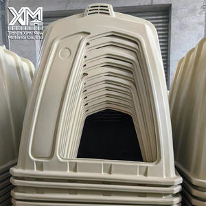 Système d'élevage de veaux extérieur résistant aux UV, enclos individuels en PE pour veaux, abri pour jeunes bovins - Product Image 1