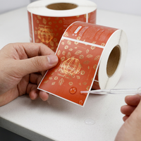 Etiquetas de Alimentos Ecológicas Personalizadas para Empaques de Papel con Forma Personalizada y Código de Barras para Productos de Marca de Café, Té y Snacks Orgánicos